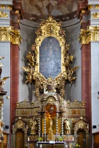 Main altar of the St. Giles' Church, Prague