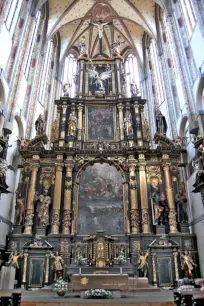 Main Altar of the Church of Our Lady of the Snow in Prague