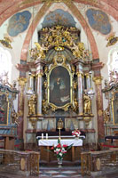High altar in the Church of the Nativity of Our Lord, Loreto