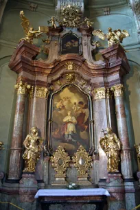 Side chapel in the St. Nicholas Church in Lesser Town, Prague