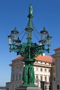 Ornate lamppost, Castle Square