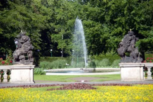 Fountain in the Royal Garden of Prague