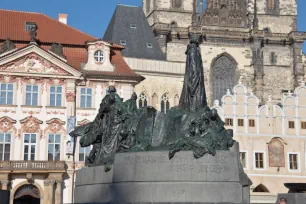 The Jan Hus Monument in Prague