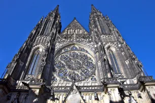 West facade of the St. Vitus Cathedral