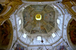 Ceiling paintings in the St. Nicholas Church, Old Town, Prague