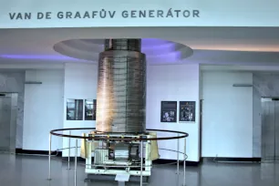 Van de Graaff generator, National Technical Museum in Prague, Czechia