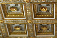 Detail of the ceiling of Santa Maria Maggiore in Rome