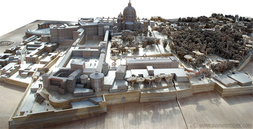 Scale model of Vatican City in the Vatican Museums