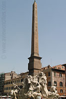 Fountain of the four rivers, Piazza Navona, Rome