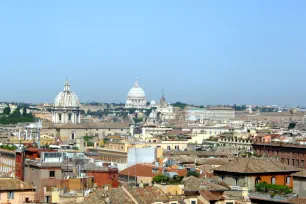 View over Rome from Il Vittoriano