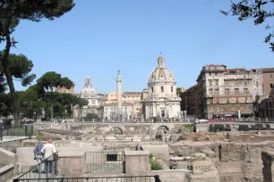 The Ruins of the Forum of Trajan.