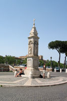 Colonna Infame, Piazza San Bartolomeo all'Isola, Tiber Island, Rome