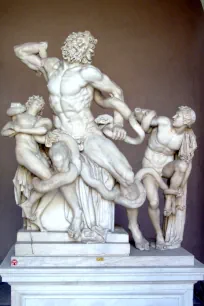 Laocoon sculpture, Vatican Museums, Rome