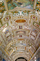 Ceiling frescoes of the gallery of maps, Vatican Museums