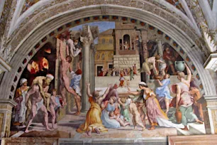 Fire in the Borgo, Stanze of Raphael, Vatican Museums