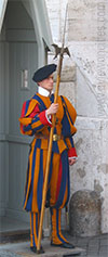 Swiss guard, St. Peter's in Rome