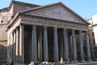 Portico of the Pantheon in Rome