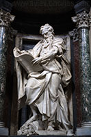 Statue of Apostle Matthew in St. John Lateran