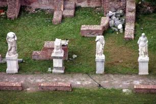 Statues of Vestal Virgins at the House of the Vestal Virgins, Forum Romanum
