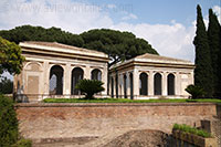 Pavilions at the Farnese Gardens in Rome