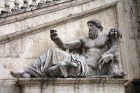 Statue of the Nile at the Palazzo Senatorio in Rome