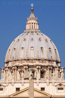 Dome of the St. Peters's Basilica in Rome