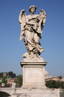 Angel statue on the Ponte Sant'Angelo, Rome