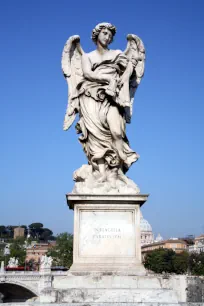 Angel statue on the Ponte Sant'Angelo, Rome
