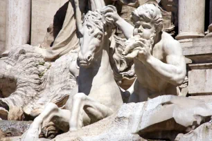 The Obedient Sea Horse, Trevi Fountain