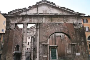 The Porticus of Octavia in Rome