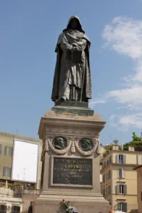 Statue of Giordani Bruno, Campo de' Fiori