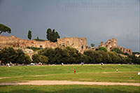 The Palatine Hill seen from Circus Maximus, Rome