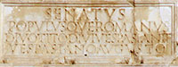 inscription on the Arch of Titus