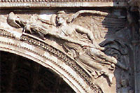 Relief of Winged Victory, Arch of Septimius Severus