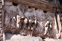 Panel with triumphal procession, Arch of Titus, Forum Romanum