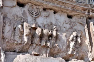 Panel with triumphal procession, Arch of Titus, Forum Romanum