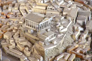 Scale model of the Capitoline Hill in Ancient Rome