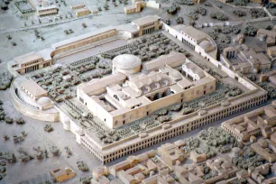 Scale model of the Baths of Caracalla in Imperial Rome