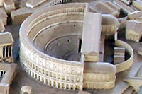 Scale model of the Theater of Marcellus in Ancient Rome