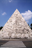 Pyramid of Caius Cestius in Rome