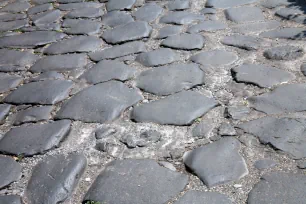 The stones of the Appian Way today