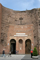 Facade of the Santa Maria degli Angeli, Rome