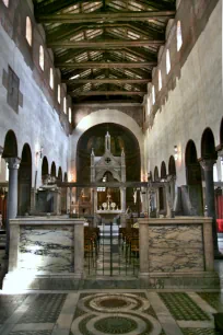 Interior of the Santa Maria in Cosmedin, Rome