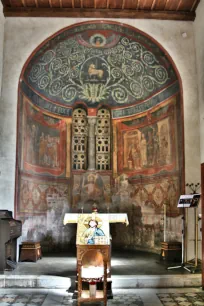 Side apse of the Santa Maria in Cosmedin, Rome