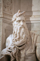 Head of the statue of Moses, San Pietro in Vincoli