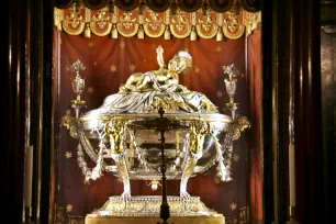 Reliquary of the Holy Crib in the Basilica Santa Maria Maggiore in Rome