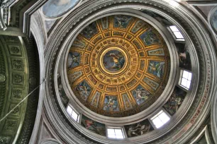Creation of the World, dome of the Chigi Chapel, Santa Maria del Popolo, Rome