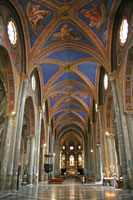 Main nave of the Santa Maria sopra Minerva, Rome