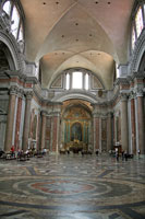Transept of the Santa Maria degli Angli in Rome