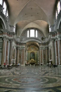 Transept of the Santa Maria degli Angli in Rome